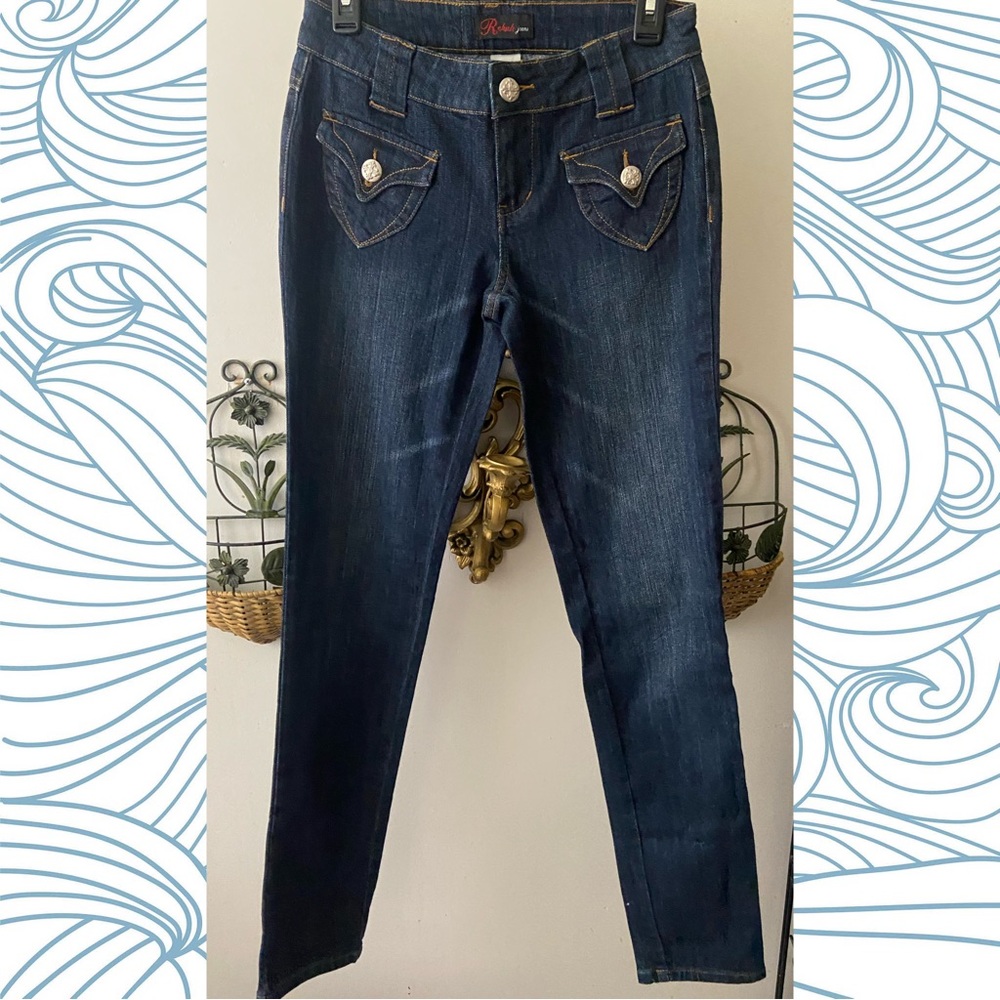 Rehab Jeans- Four Pocket Dark Denim Jeans